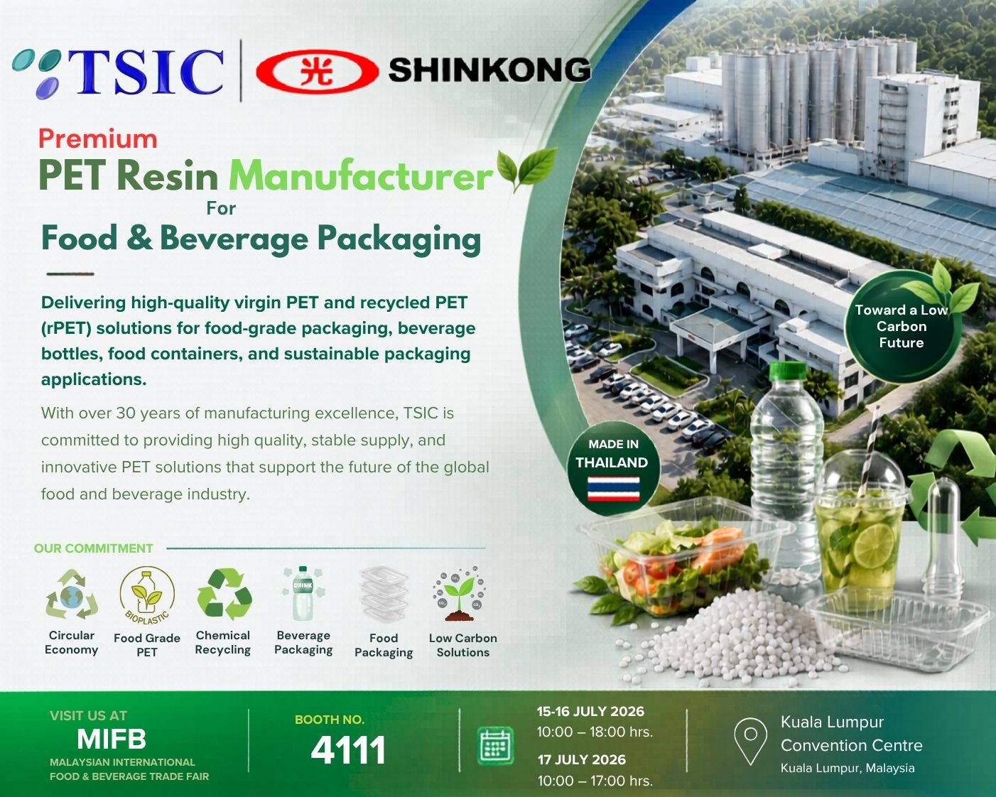 Meet Thai Shinkong at MIFB 2026, Malaysia!